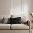 Vidaxl kussensloop 6 st heerlen antraciet 30 x 50 cm chenille stof