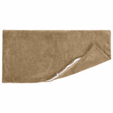 Vidaxl kussensloop 2 pcs heerlen taupe 40 x 60 cm microfiber fleece