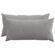 Vidaxl kussensloop 2 pcs heerlen lichtgrijs 40 x 70 cm corduroy