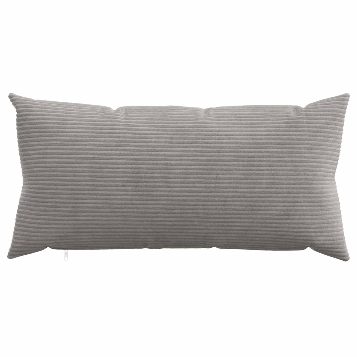Vidaxl kussensloop 2 pcs heerlen lichtgrijs 40 x 70 cm corduroy