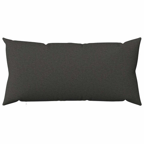 Vidaxl kussensloop 2 st heerlen donkergrijs 40 x 80 cm stof