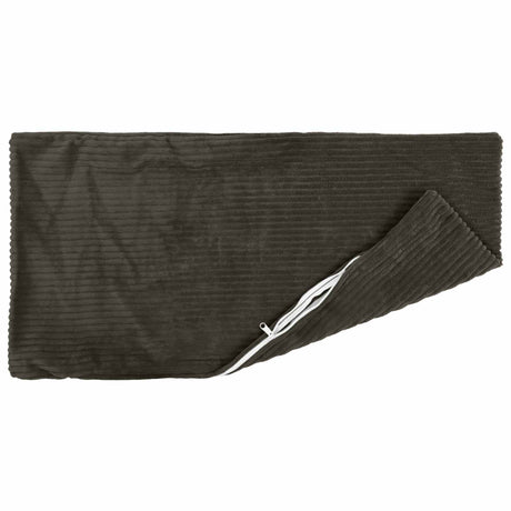 Vidaxl kussensloop 6 pcs heerlen antracietkleurig 40 x 80 cm corduroy