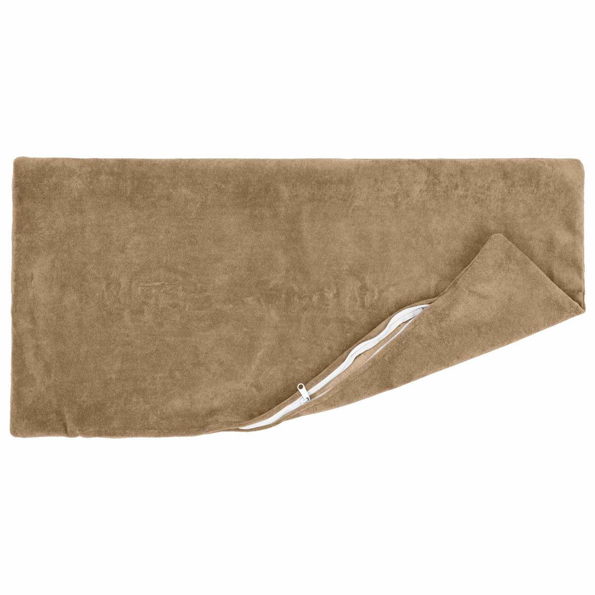Vidaxl kussensloop 2 pcs heerlen taupe 40 x 80 cm microfiber fleece