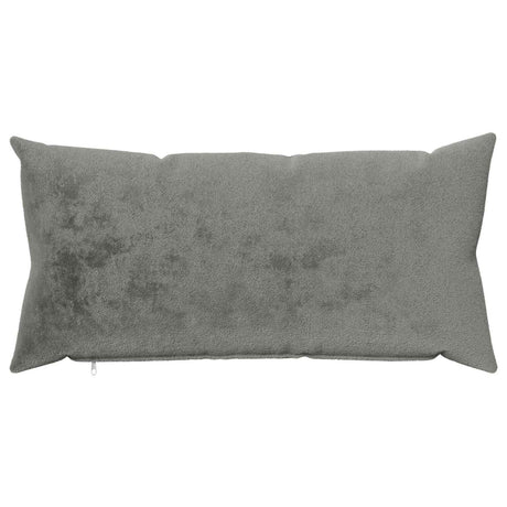 Vidaxl kussensloop 12 st heerlen donkergrijs 40 x 80 cm flanel