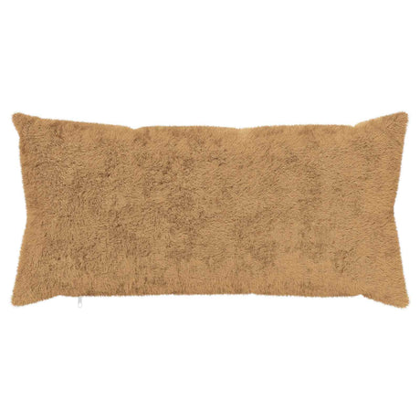 Vidaxl kussensloop 6 st heerlen taupe 40 x 80 cm nep konijnenbont