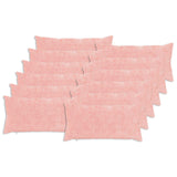 Vidaxl kussensloop 12 st heerlen roze 40 x 80 cm nep konijnenbont