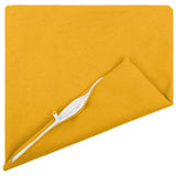 Vidaxl kussensloop 12 st heerlen lichtgeel 45 x 45 cm stof