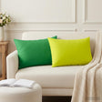 Vidaxl kussensloop 6 pcs heerlen helder groen 50 x 70 cm polyester