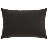Vidaxl kussensloop 6 pcs heerlen zwart 50 x 80 cm polyester