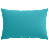 Vidaxl kussensloop 2 pcs heerlen turquoise 50 x 80 cm polyester