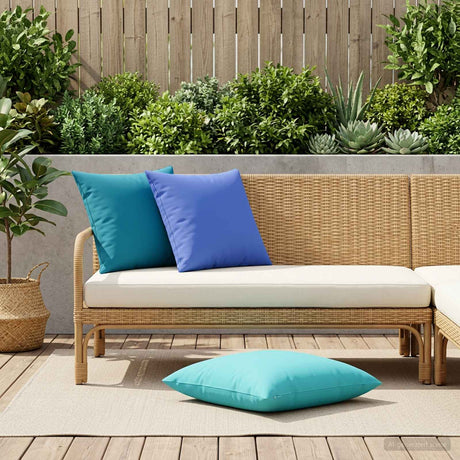 Vidaxl kussensloop 2 pcs heerlen koninklijk blauw 60 x 60 cm polyester