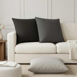 Vidaxl kussensloop 6 pcs heerlen grijs 65 x 65 cm polyester