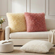 Vidaxl kussensloop 2 pcs heerlen crèmekleurig 80 x 80 cm pv fleece
