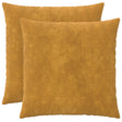 Vidaxl kussensloop 2 pcs heerlen geel 70 x 70 cm microfiber fleece
