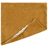 Vidaxl kussensloop 6 pcs heerlen geel 70 x 70 cm microfiber fleece