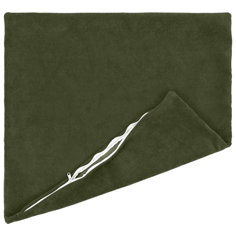 Vidaxl kussensloop 2 pcs heerlen groen 70 x 70 cm microfiber fleece