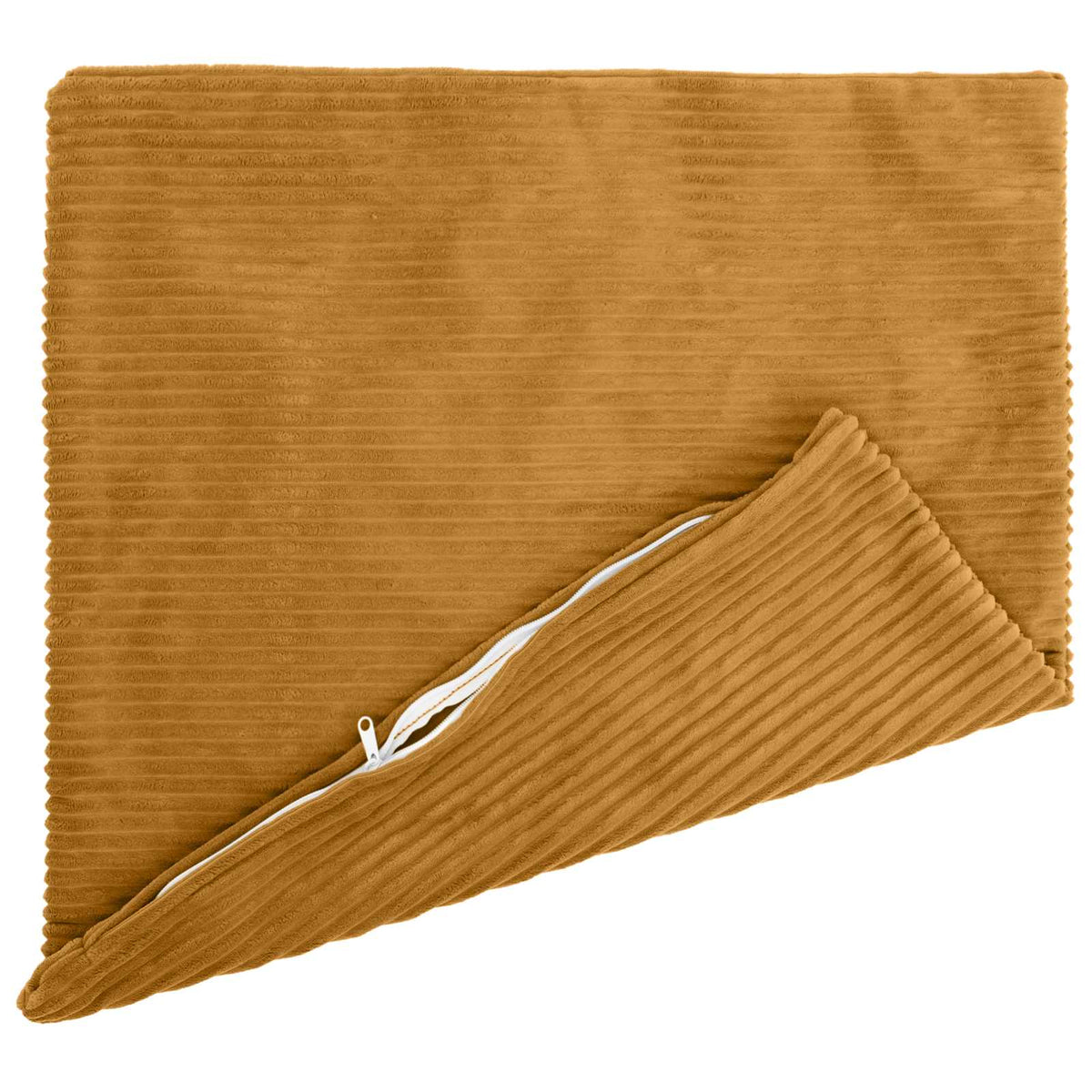 Vidaxl kussensloop 2 pcs heerlen geel 80 x 80 cm corduroy