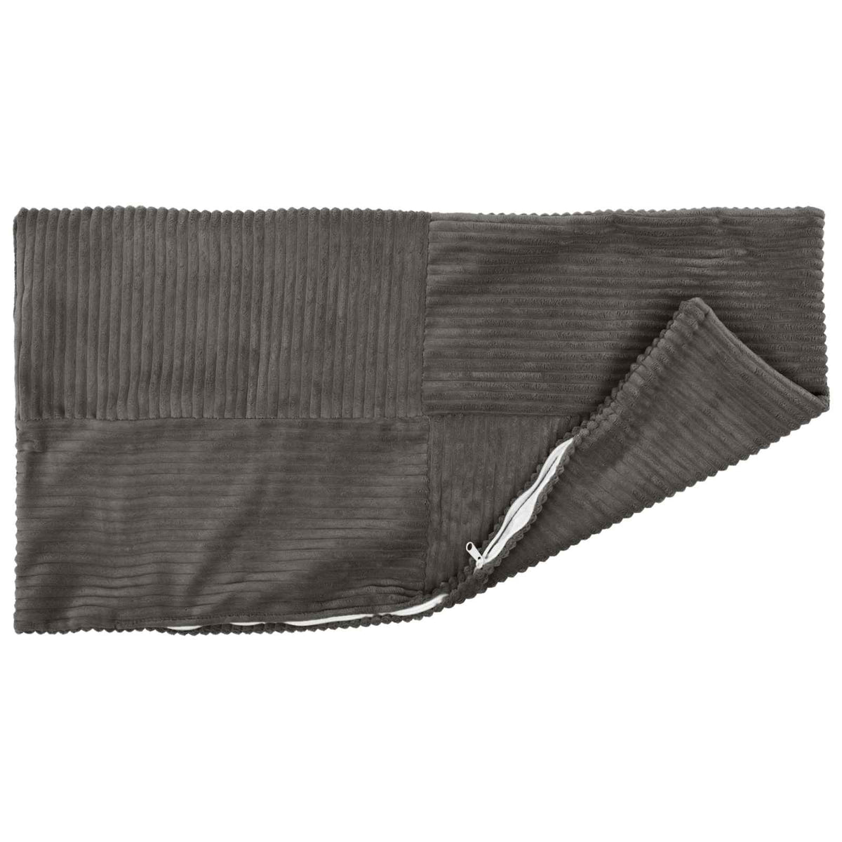 Vidaxl kussensloop 6 pcs almelo donkergrijs 30 x 50 cm corduroy
