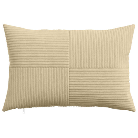 Vidaxl kussensloop 2 pcs almelo grijs groen 30 x 50 cm corduroy