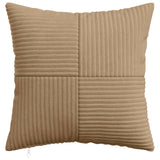 Vidaxl kussensloop 2 st almelo bruin 40 x 40 cm corduroy