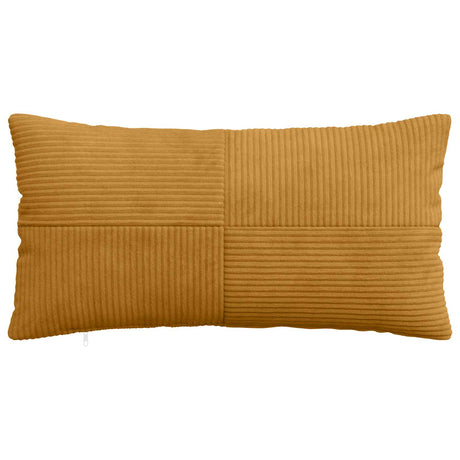 Vidaxl kussensloop 6 st almelo geel 40 x 70 cm corduroy