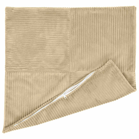Vidaxl kussensloop 6 pcs almelo grijs groen 45 x 45 cm corduroy