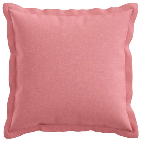 Vidaxl kussensloop 6 pcs houten roze 35 x 35 cm faux linnen
