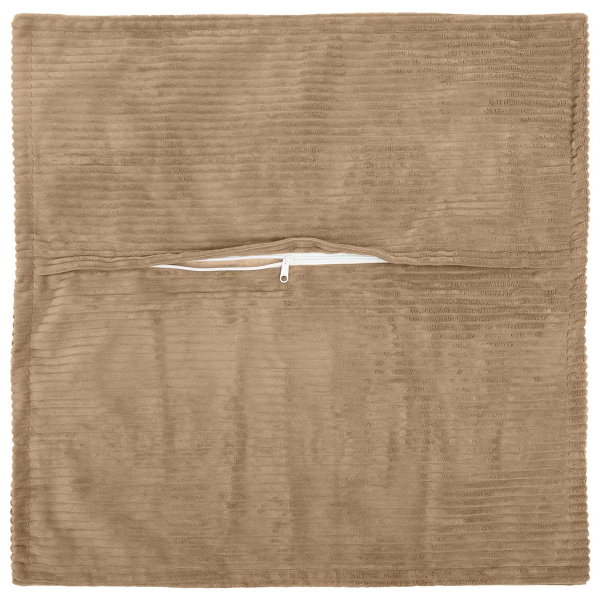 Vidaxl kussensloop 6 st houten bruin 35 x 35 cm corduroy