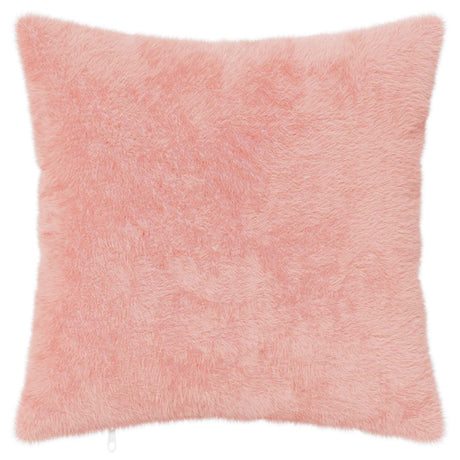 Vidaxl kussensloop 6 st houten roze 35 x 35 cm nep konijnenbont