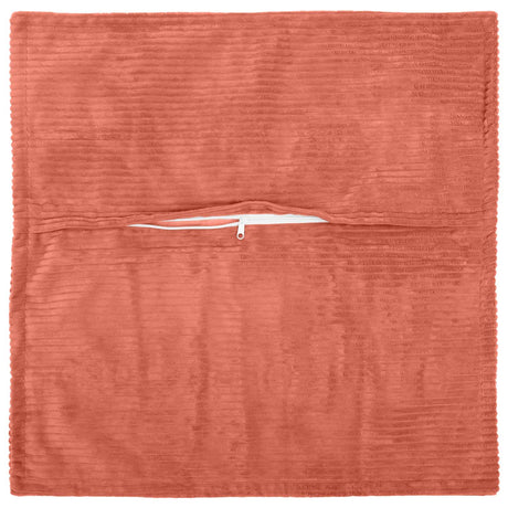 Vidaxl kussensloop 2 st houten rood-oranje 40 x 40 cm corduroy