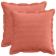 Vidaxl kussensloop 2 st houten rood-oranje 40 x 40 cm corduroy