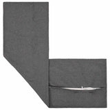Vidaxl kussensloop 2 pcs houten lichtgrijs 40 x 145 cm faux linnen