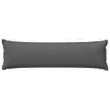 Vidaxl kussensloop 2 pcs houten lichtgrijs 40 x 145 cm faux linnen