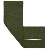 Vidaxl kussensloop houten groen 40 x 145 cm microfiber fleece