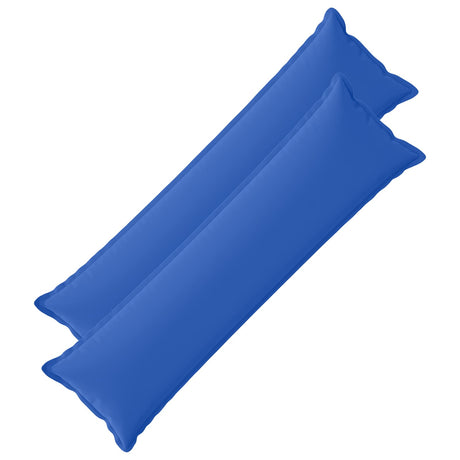 Vidaxl kussensloop 2 st houten koninklijk blauw 40 x 145 cm polyester