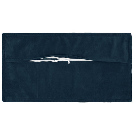 Vidaxl kussensloop 6 pcs houten blauw 40 x 70 cm microfiber fleece