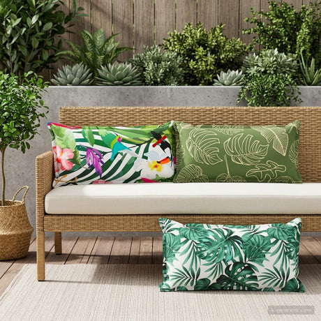 Vidaxl kussensloop 6 st houten meerkleurig 40 x 70 cm polyester