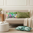 Vidaxl kussensloop 6 st houten bladontwerp 40 x 70 cm polyester
