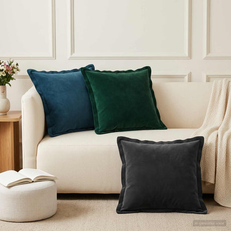 Vidaxl kussen met kussen houten 12 st blauw fluweel