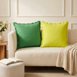 Vidaxl kussen met kussen houten 6 st groen polyester