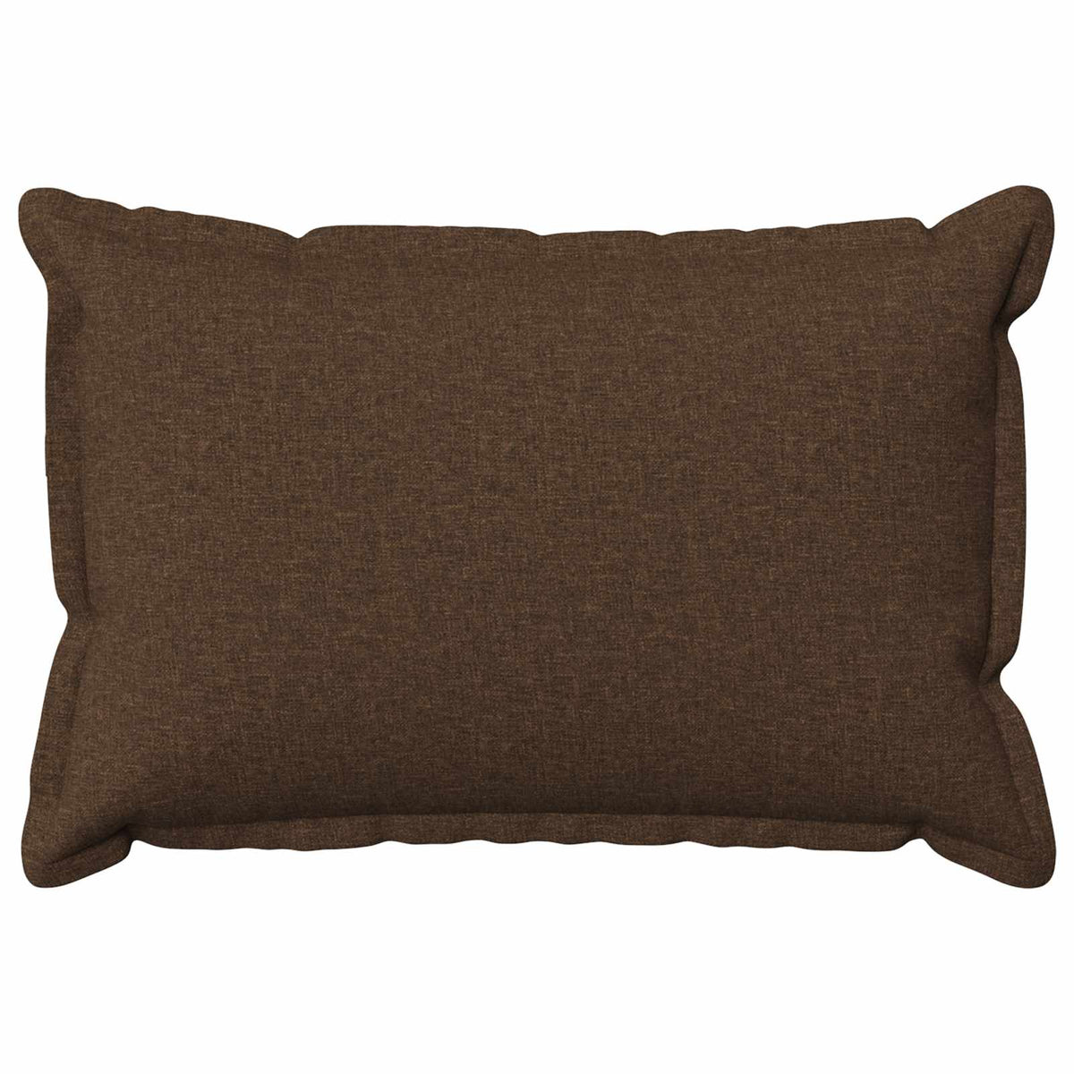 Vidaxl kussensloop 6 st houten bruin 50 x 70 cm faux linnen