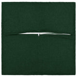 Vidaxl kussensloop 2 pcs houten donkergroen 55 x 55 cm faux linnen