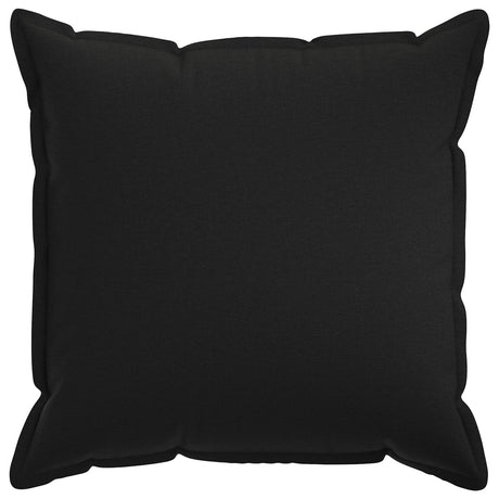 Vidaxl kussensloop 6 st houten zwart 60 x 60 cm faux linnen