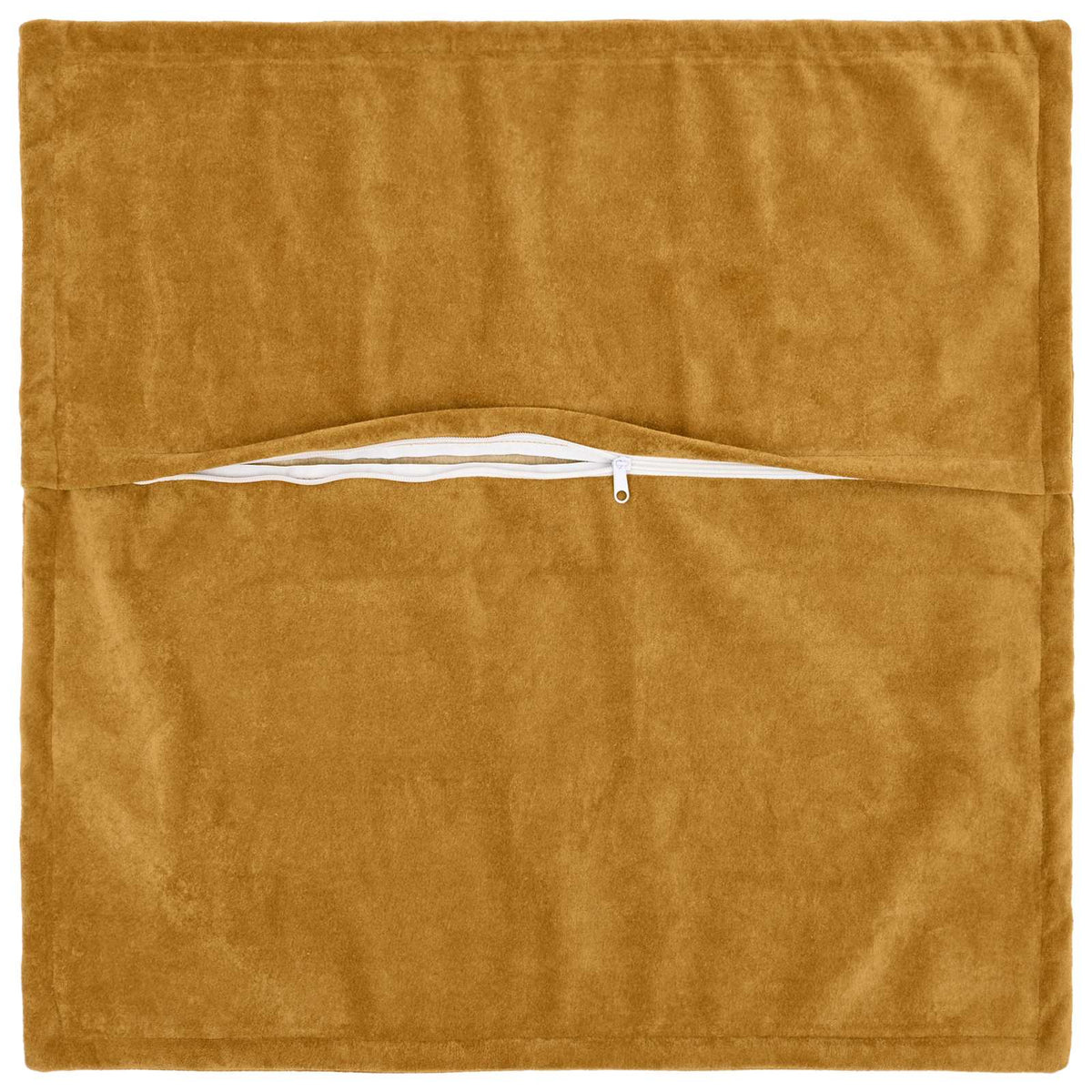 Vidaxl kussensloop 2 pcs houten geel 80 x 80 cm microfiber fleece