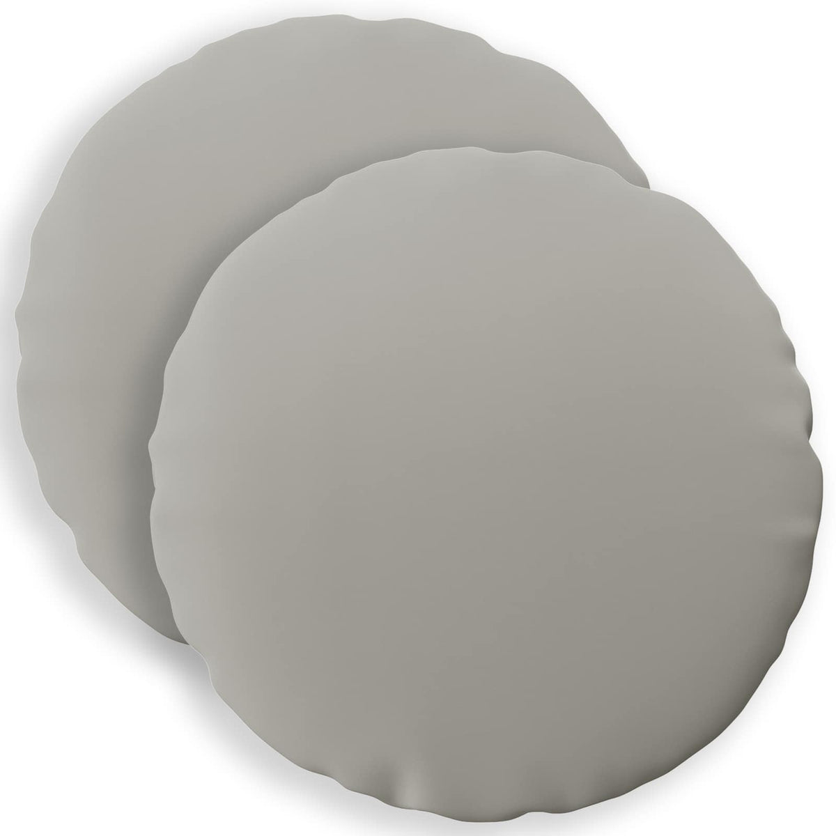 Vidaxl kussensloop 2 pcs heerlen grijs ø 40 cm polyester