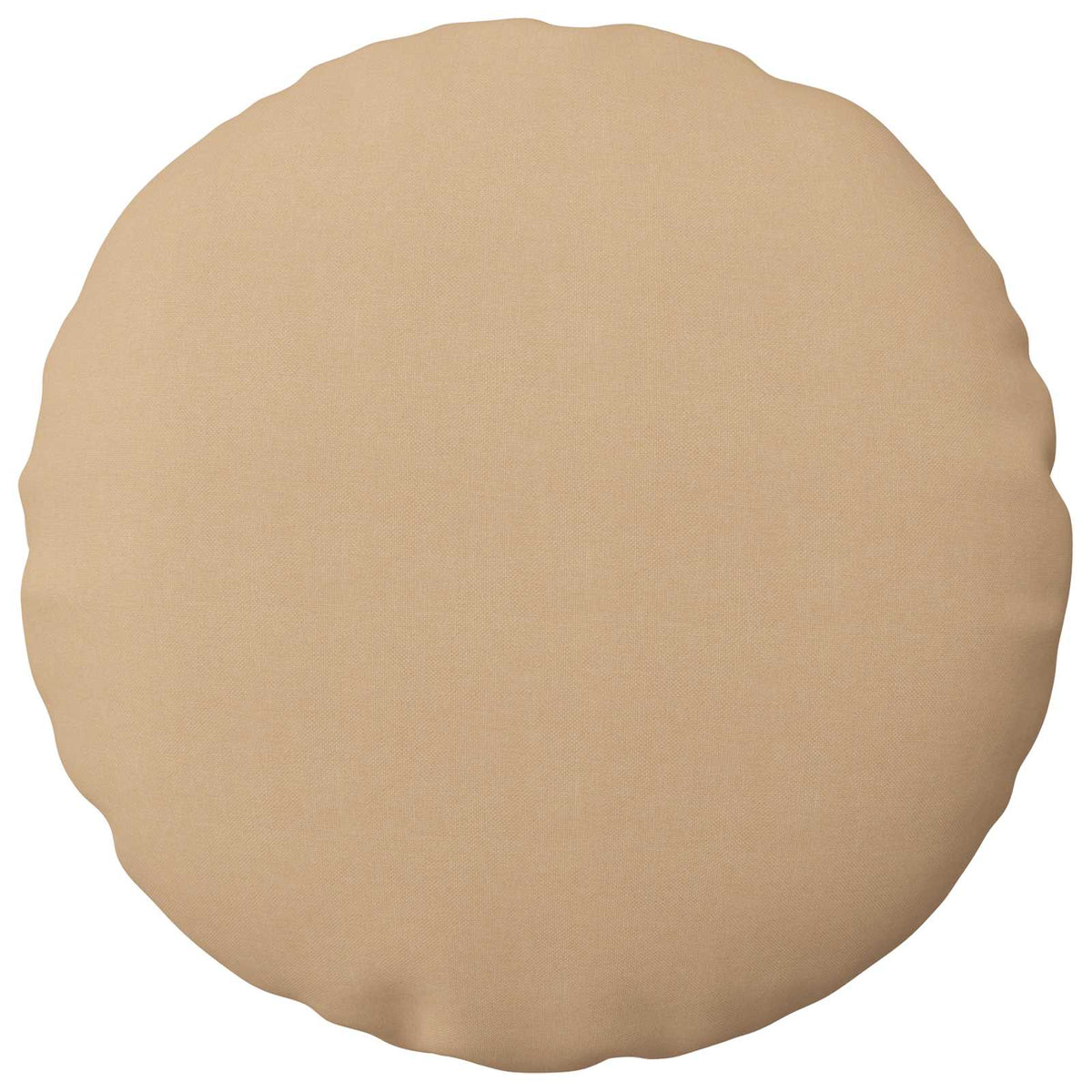 Vidaxl kussensloop 2 st heerlen crèmekleurig ø 50 cm stof