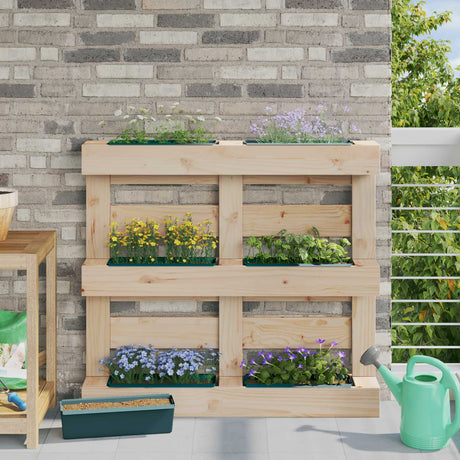 Vidaxl bloembakken voor euro-pallets 12 st groen 36 x 13,5 x 9,5 cm