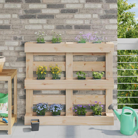 Vidaxl bloembakken voor euro-pallets 24 st grijs 13,5 x 9 x 9,5 cm