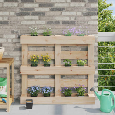Vidaxl bloembakken voor euro-pallets 24 st zwart 13,5 x 9 x 9,5 cm