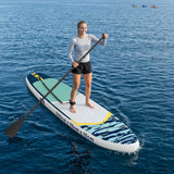 Vidaxl opblaasbaar stand up paddle board apex 305 x 76 x 15 cm blauw